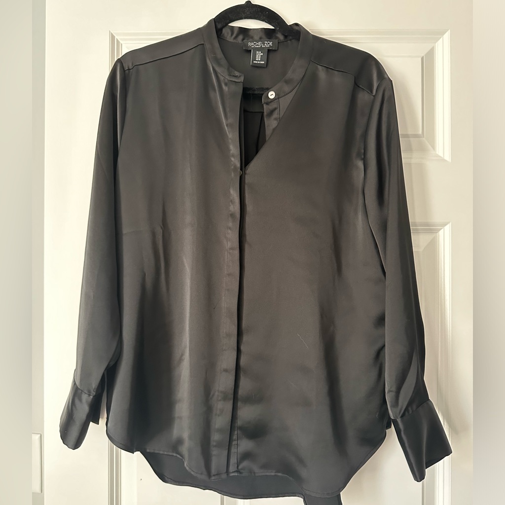 Satin Button Down